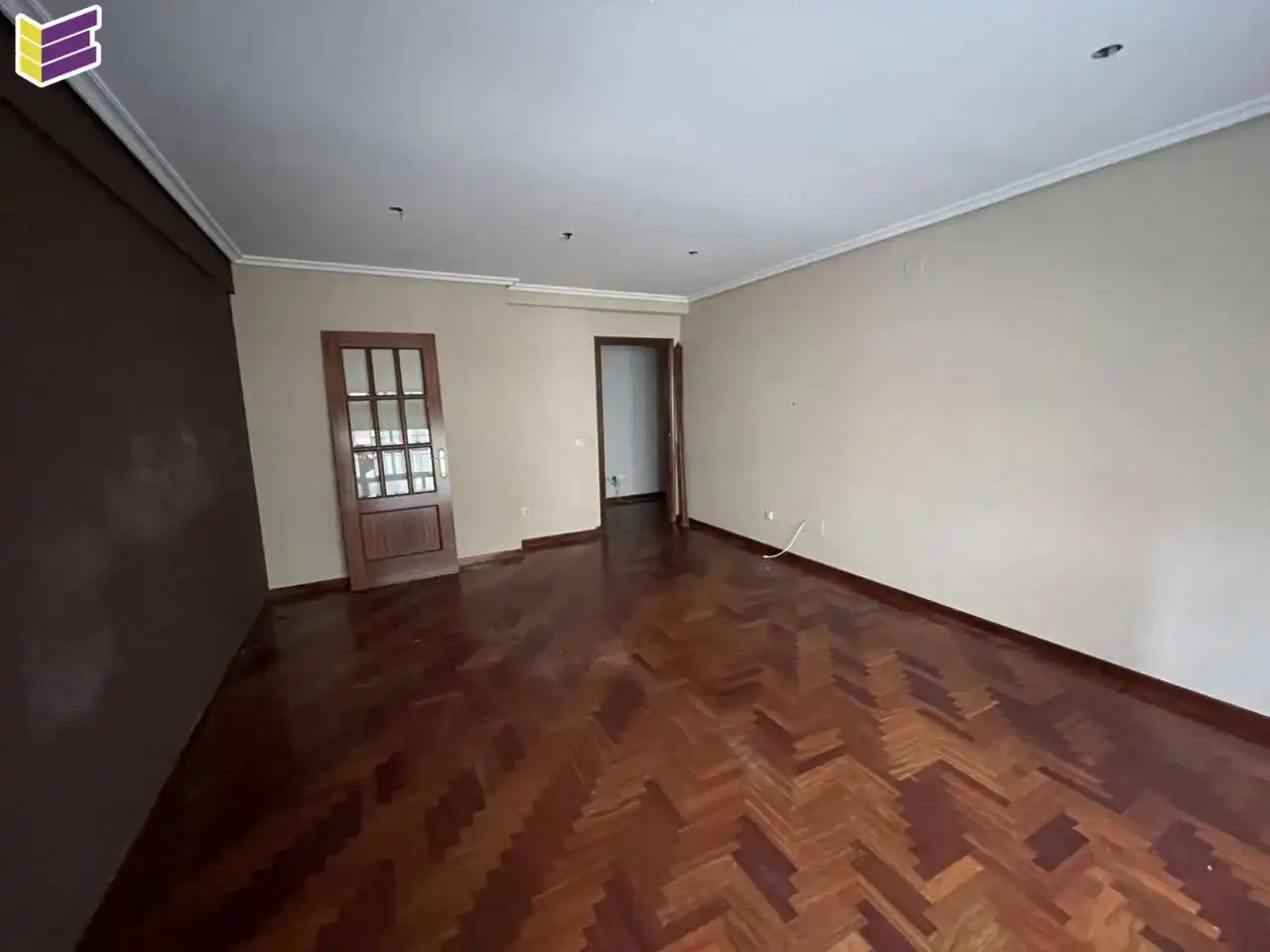 Living room of Flat for sale in Vigo   with Heating, Parquet flooring and Terrace