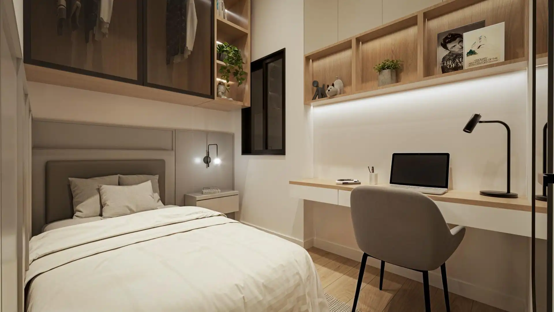 Schlafzimmer von Dachboden zum Verkauf in Tarragona mit Parkett