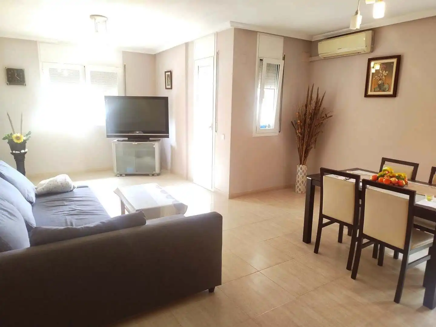 Sala d'estar de Pis en venda en Lloret de Mar amb Aire condicionat, Moblat i Balcó