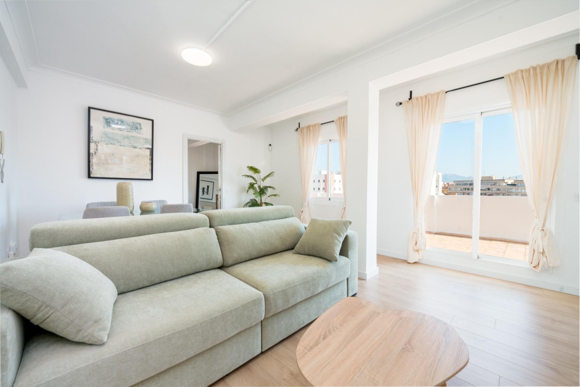 Living room of Attic for sale in  Palma de Mallorca  with Terrace and Balcony