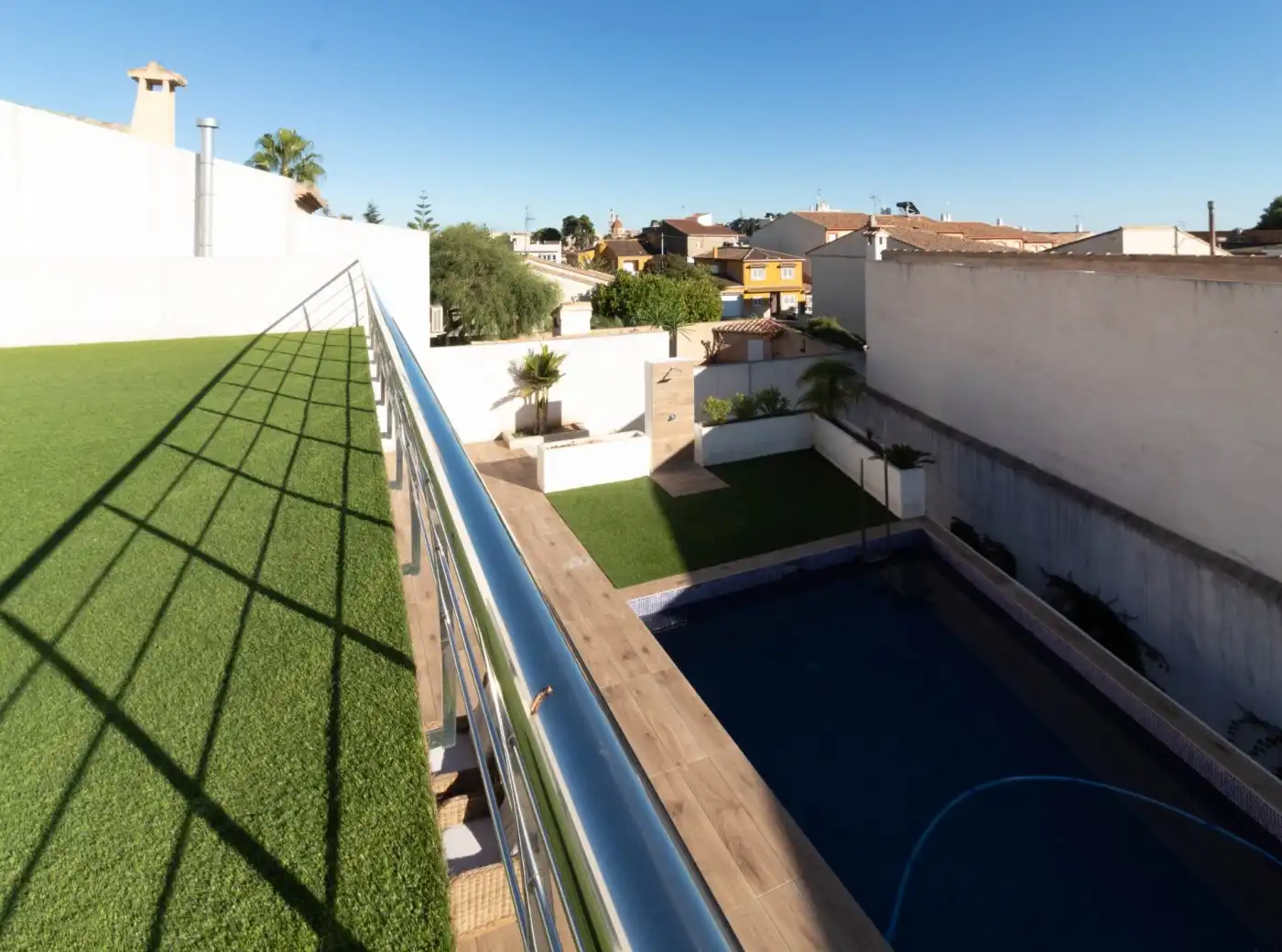Swimming pool of Houses for sale in Turís  with Air Conditioner, Heating and Private garden