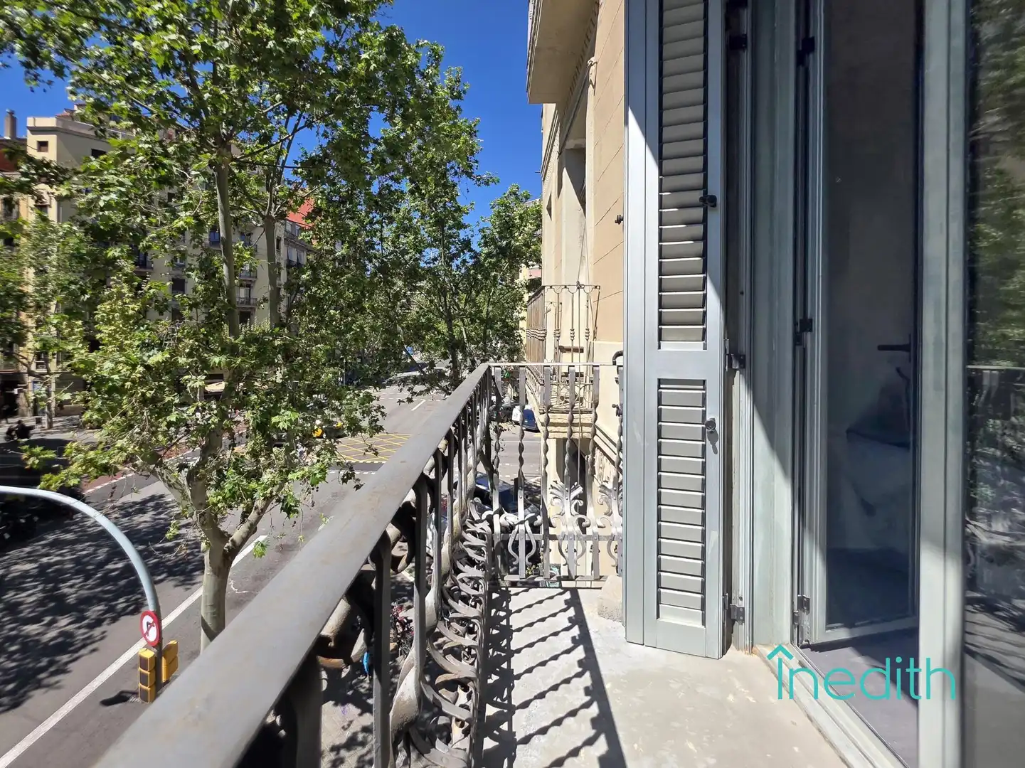 Balcony of Flat for sale in Barcelona  with Air Conditioner, Terrace and Furnished