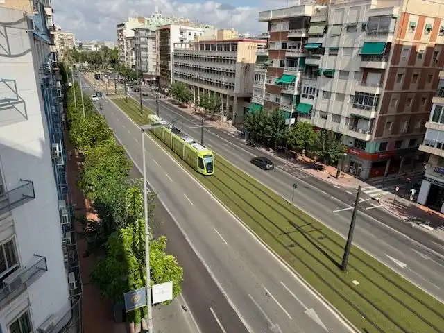 Außenansicht von Wohnungen zur Miete in Murcia mit Klimaanlage, Heizung und Terrasse