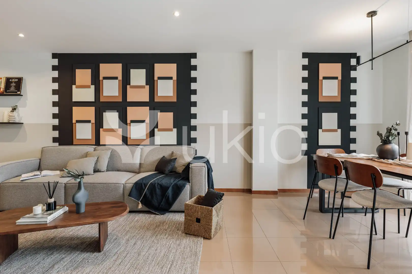 Living room of Apartments for rent in Barcelona  with Air Conditioner, Heating and Furnished