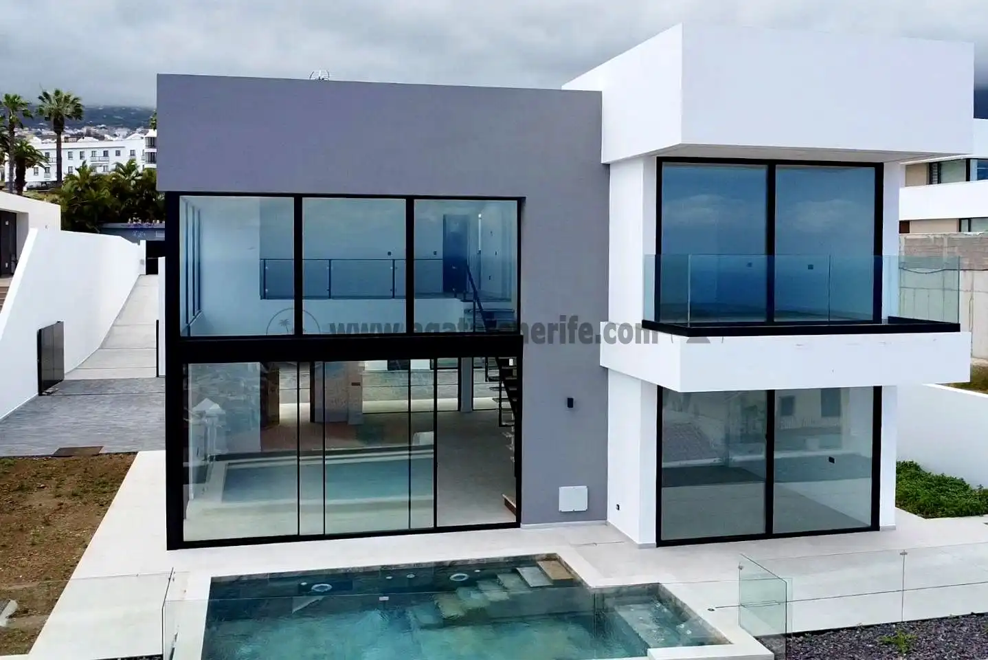 Exterior view of Houses for sale in Los Realejos  with Terrace, Swimming Pool and Balcony