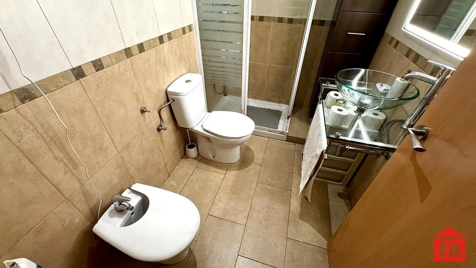 Bathroom of Attic for sale in El Vendrell  with Air Conditioner, Terrace and Storage room