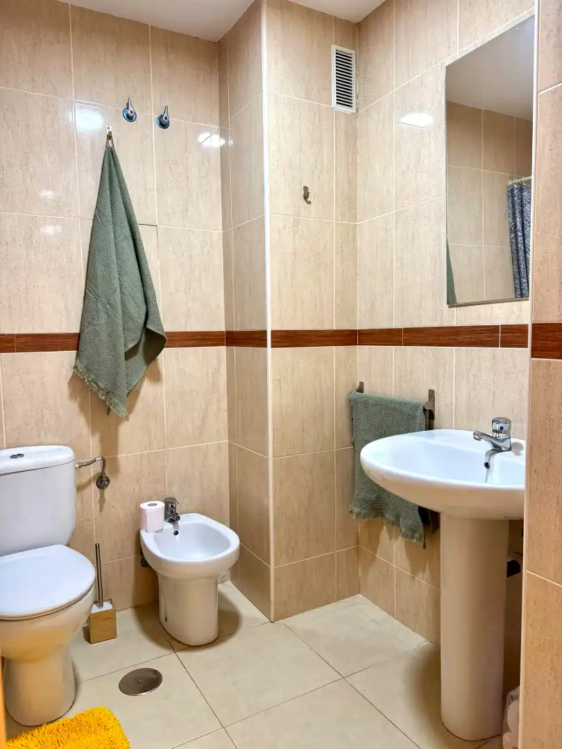 Bathroom of Flat for rent in El Ejido  with Air Conditioner, Heating and Private garden