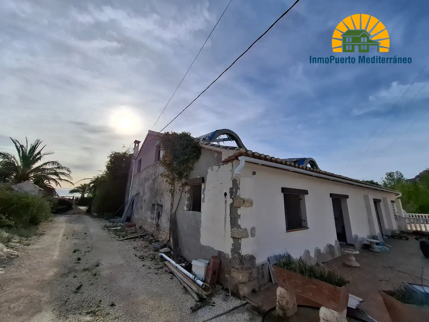Maison rustique avec terrasse à vendre à Partida Benimarraig