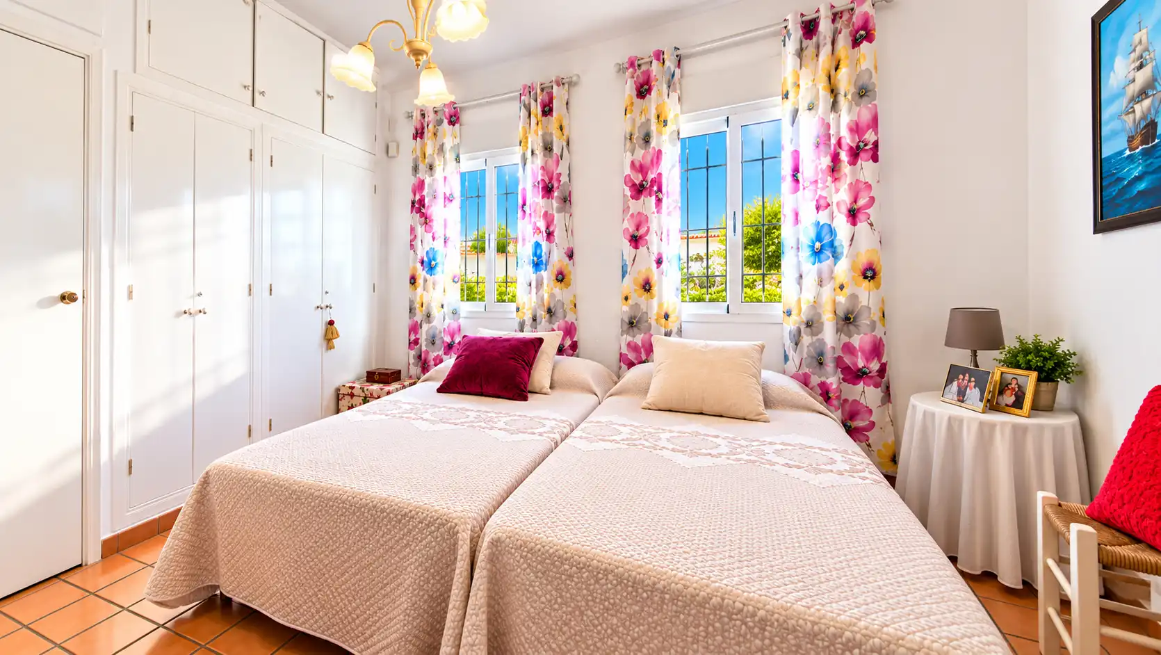 Bedroom of Houses for sale in Punta Umbría  with Private garden, Terrace and Furnished