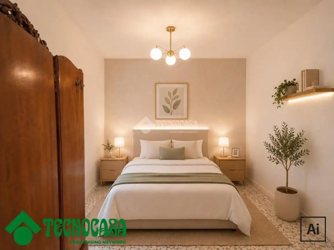 Habitación de Casa adosada en venta en Los Navalucillos con Jardín privado