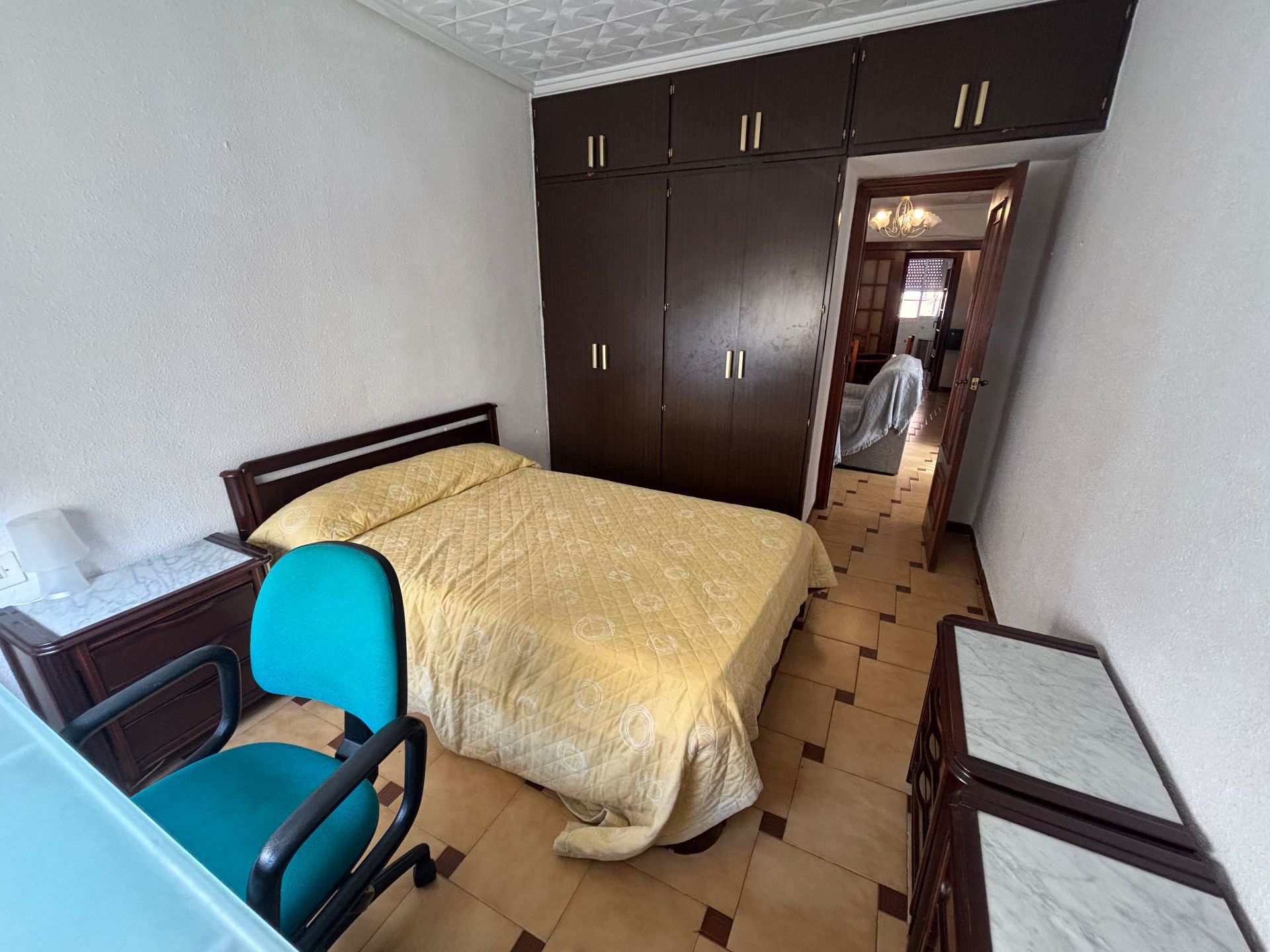 Bedroom of Flat for sale in  Valencia Capital  with Furnished and Washing machine
