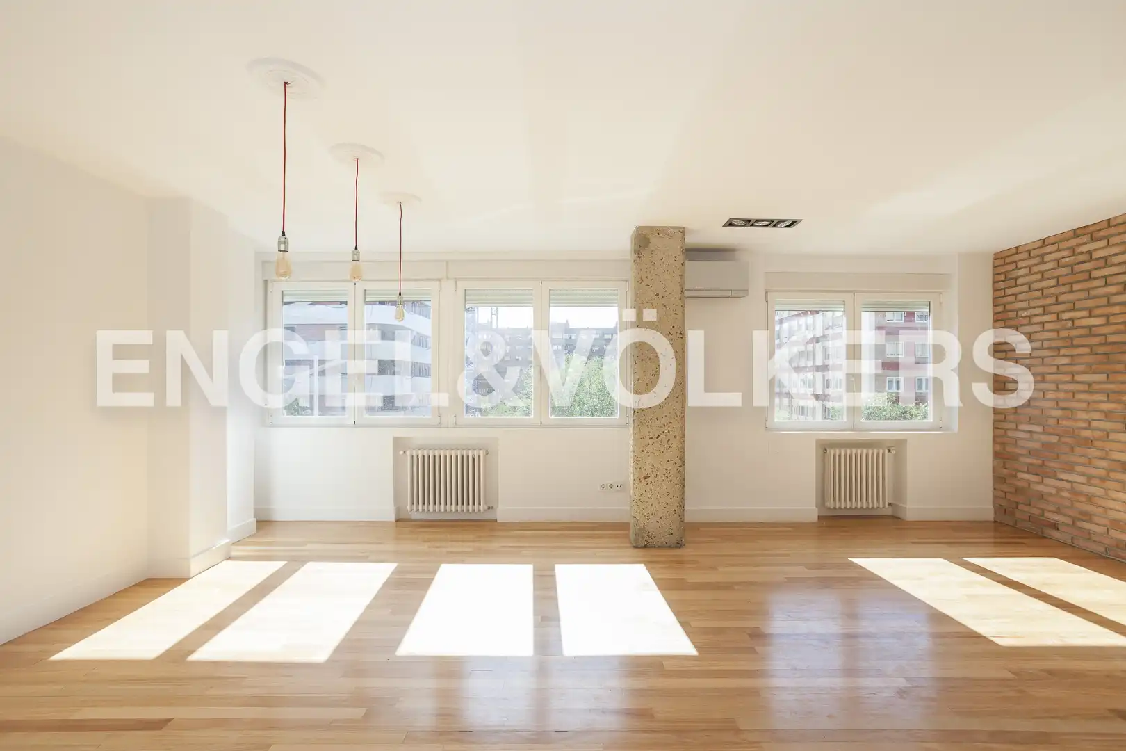 Sala de estar de Piso de alquiler en Madrid con Aire acondicionado, Calefacción y Parquet