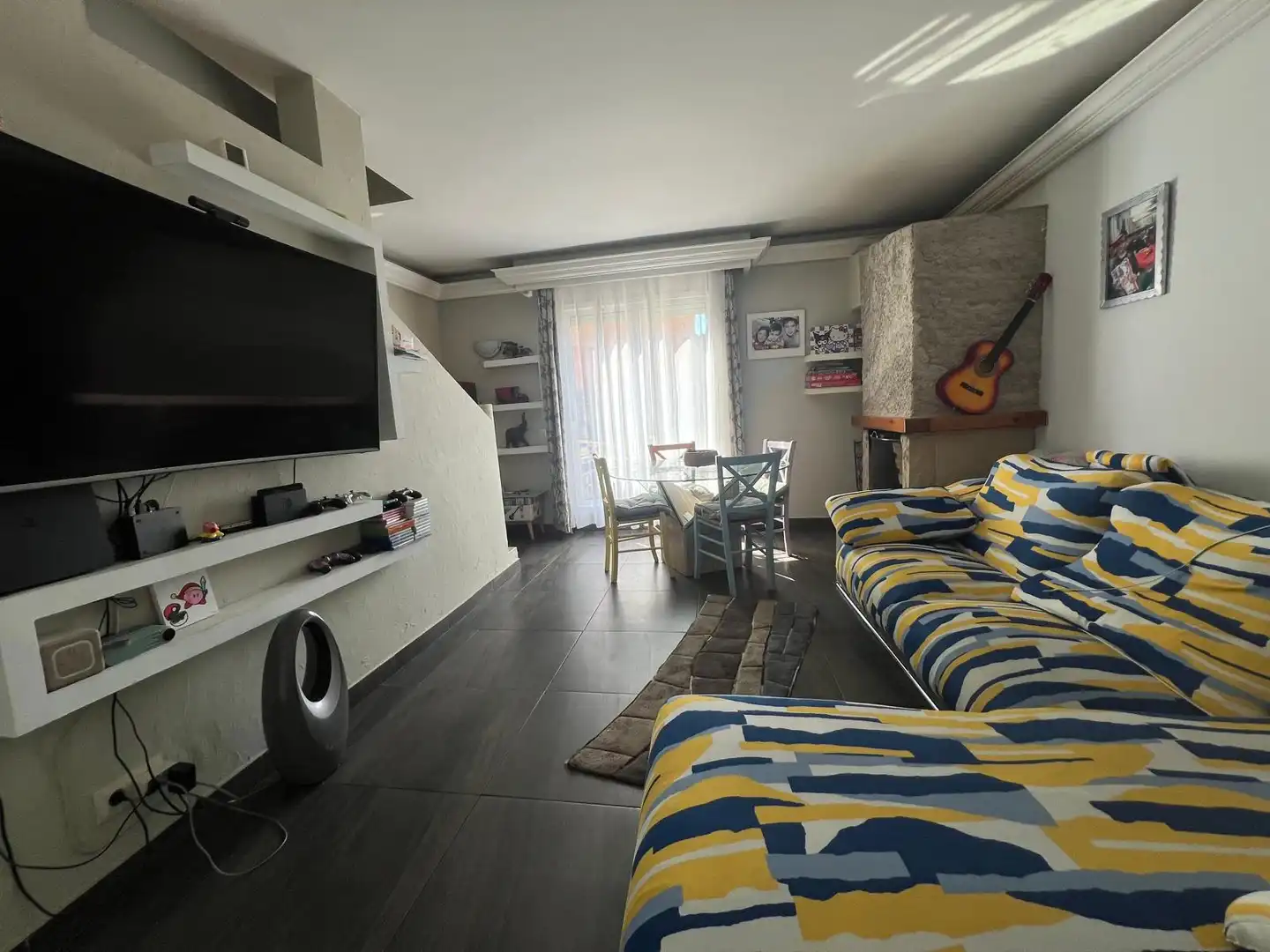 Sala de estar de Casa adosada en venta en Sant Martí de Tous con Calefacción, Trastero y Horno