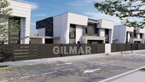 Exterior view of Single-family semi-detached for sale in Boadilla del Monte  with Air Conditioner, Heating and Private garden