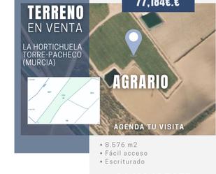 Land for sale in Torre-Pacheco