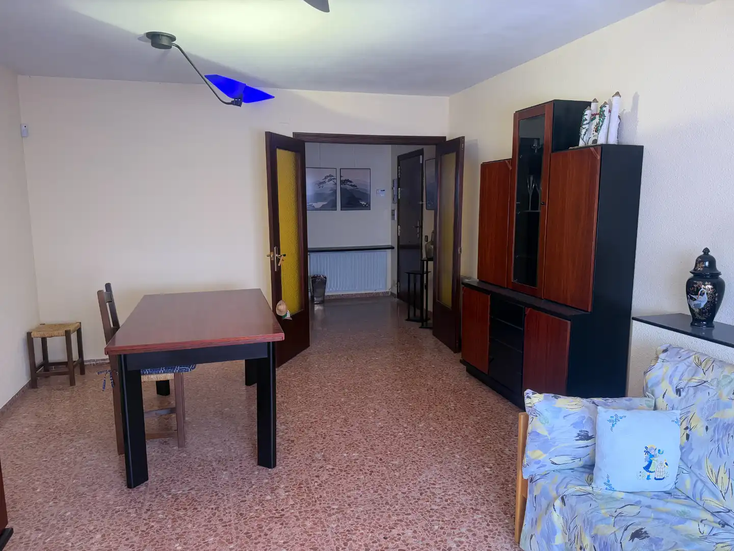 Sala de estar de Piso en venta en Lleida con Calefacción, Amueblado y Horno