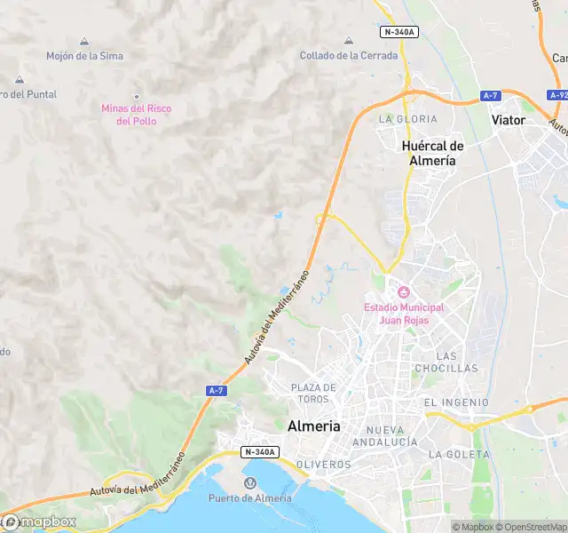 Vista exterior de Oficina en venta en Almería