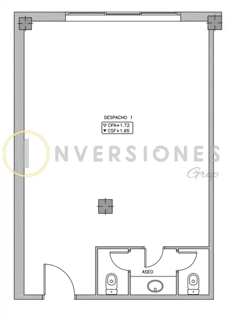 Oficina de alquiler en Barcelona con Aire acondicionado y Calefacción