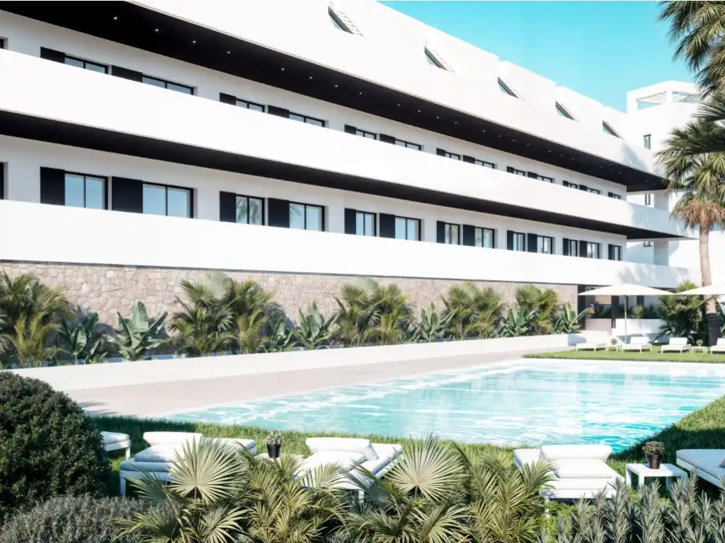 Piscina de Apartamento en venta en Finestrat con Terraza, Piscina y Amueblado
