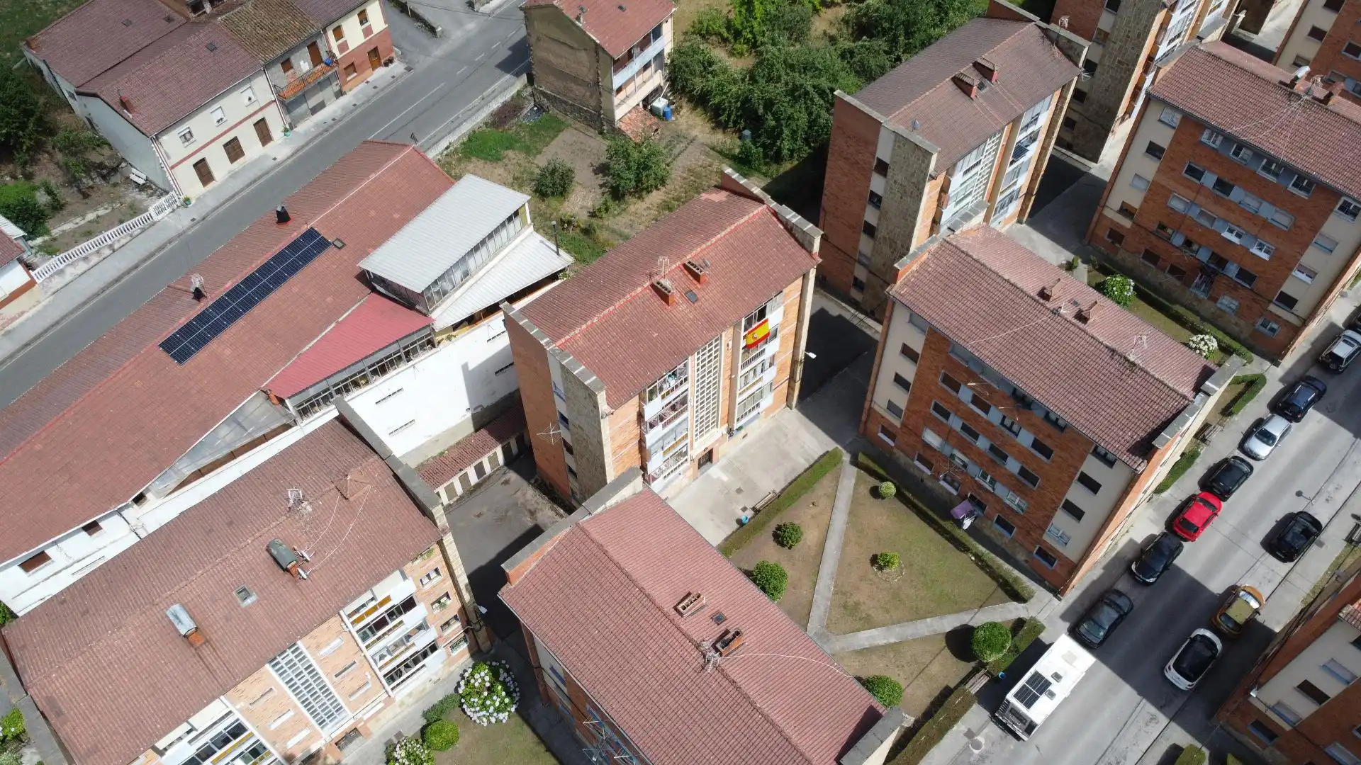 Vista exterior de Piso en venta en Aller