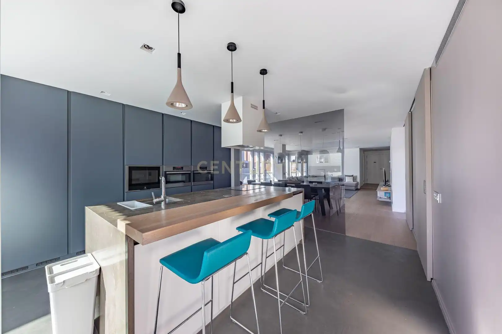 Kitchen of Apartments for rent in Barcelona  with Air Conditioner, Swimming Pool and Oven
