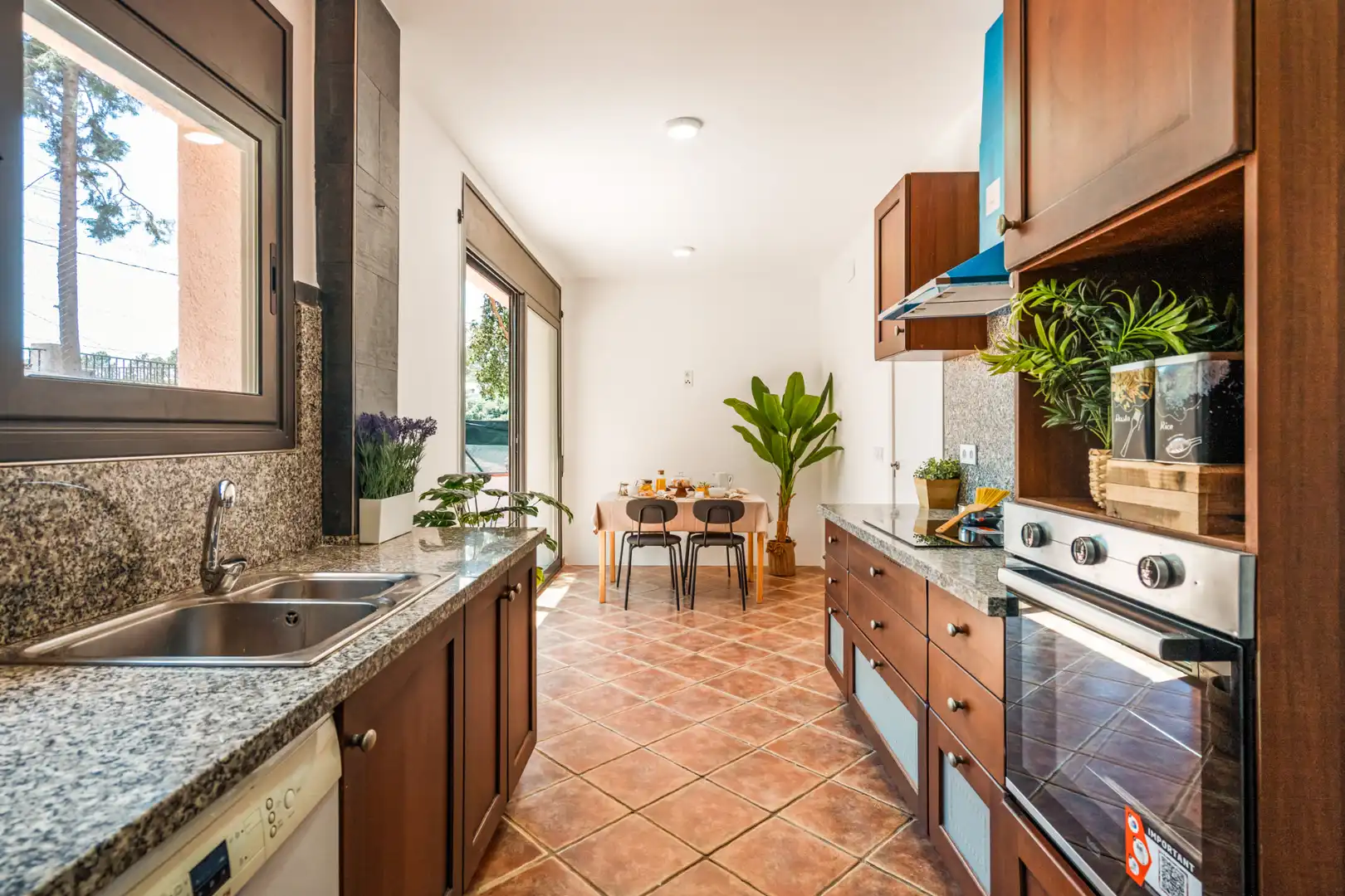 Kitchen of Houses for sale in Lloret de Mar  with Air Conditioner, Heating and Private garden