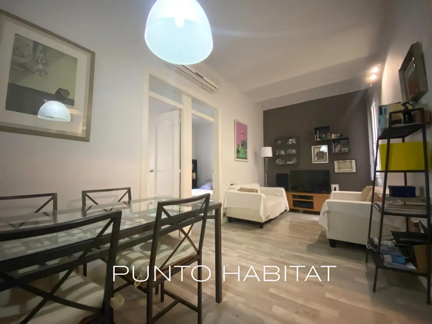 Sala de estar de Piso en venta en Barcelona con Aire acondicionado, Calefacción y Parquet
