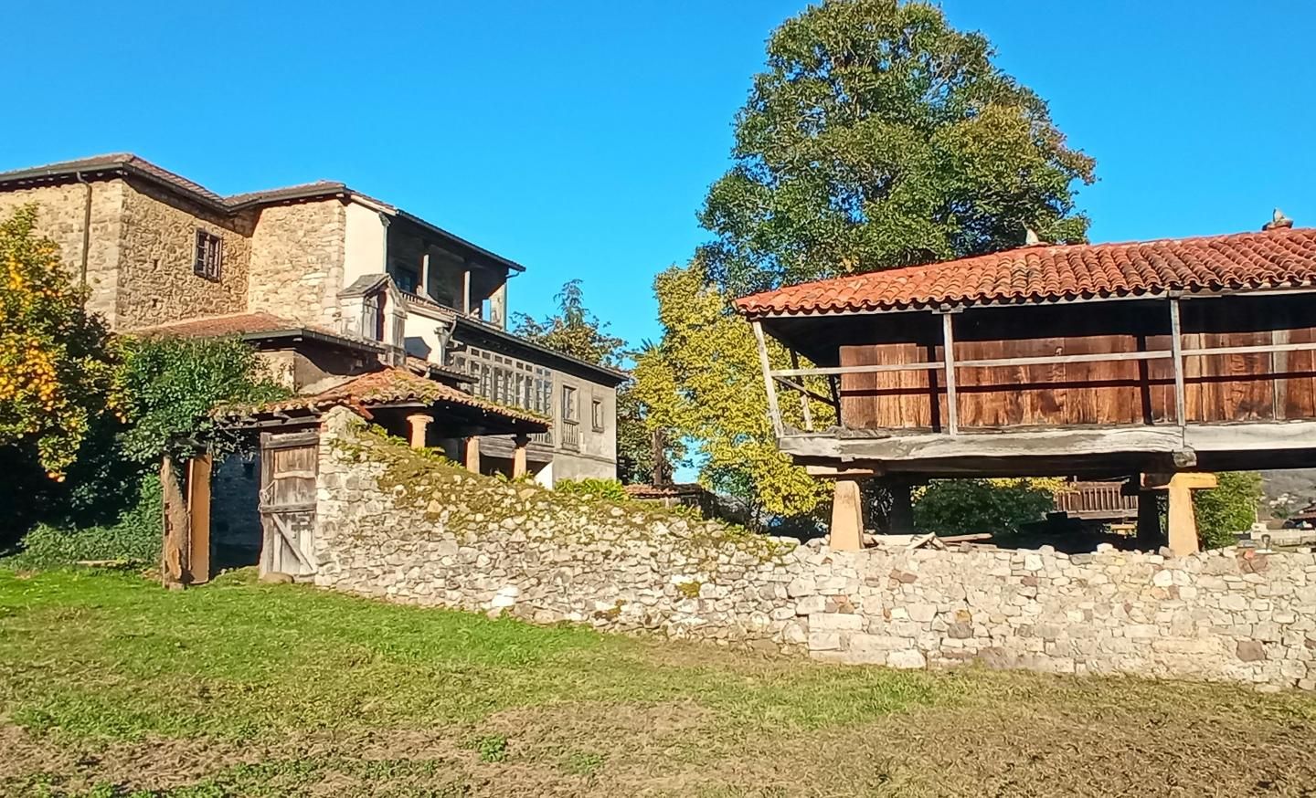Außenansicht von Country house zum verkauf in Ribera de Arriba mit Privatgarten