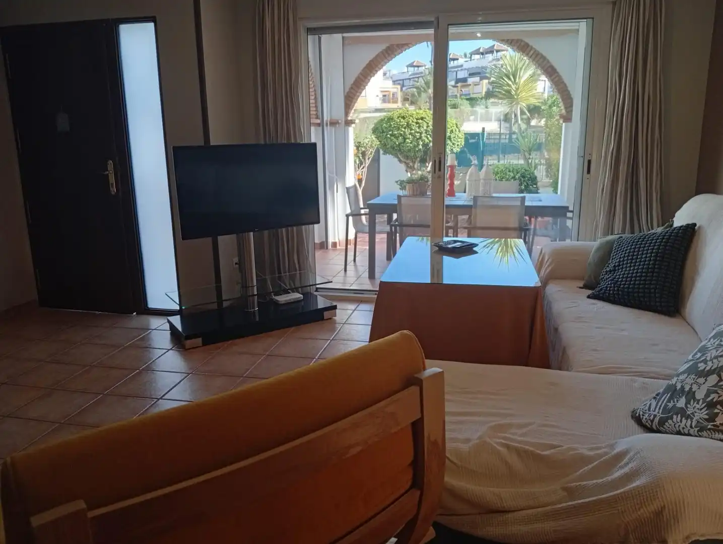 Living room of Detached homes for sale in Vera  with Air Conditioner, Private garden and Terrace