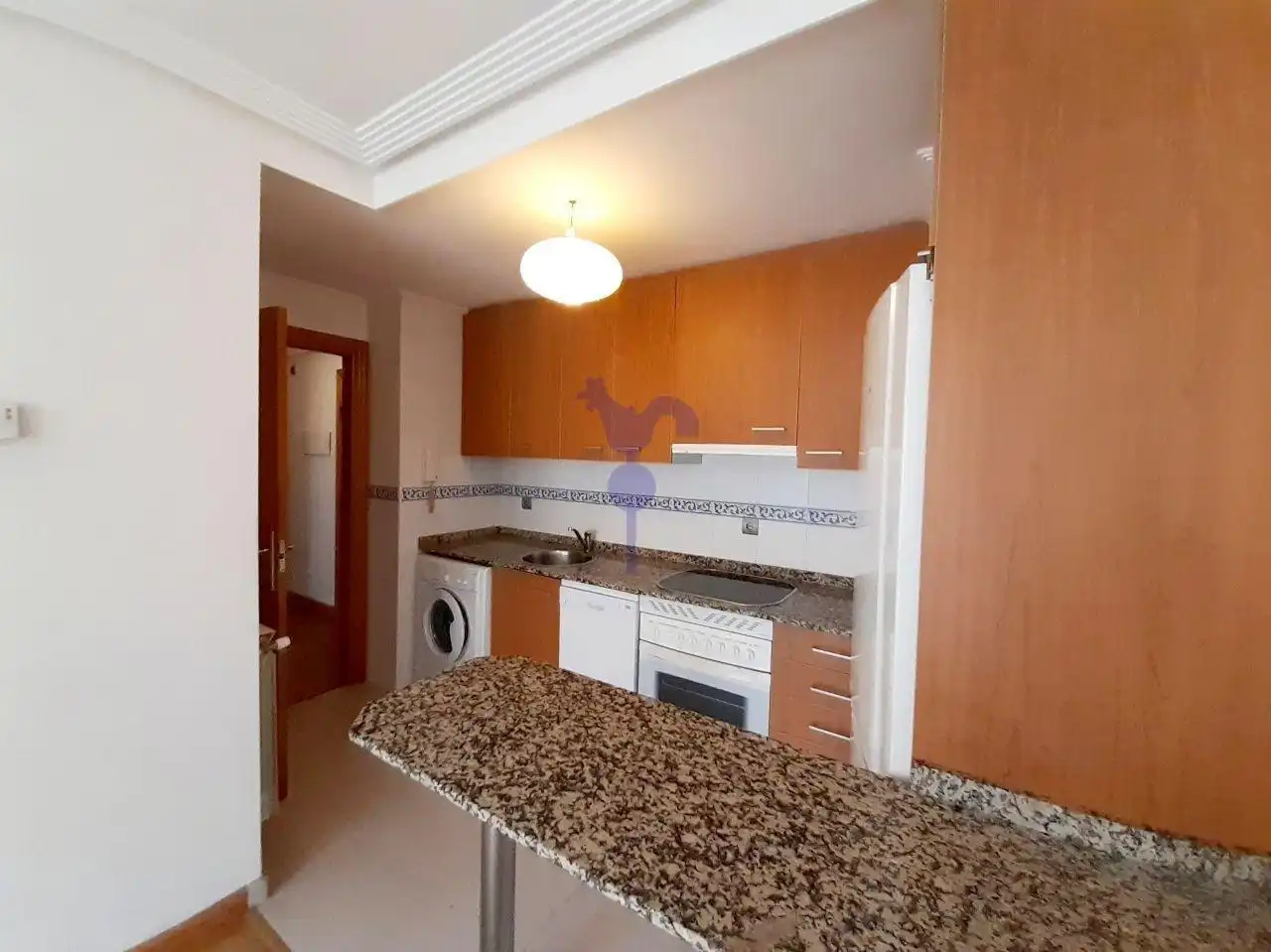 Cocina de Apartamento en venta en León Capital  con Calefacción, Parquet y Amueblado