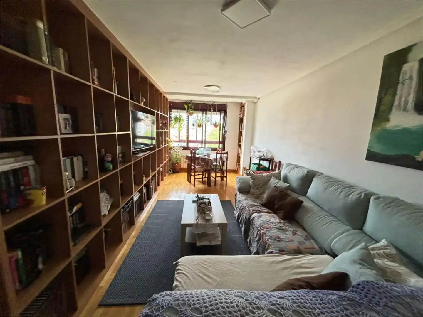 Sala de estar de Piso en venta en Medina de Pomar con Balcón