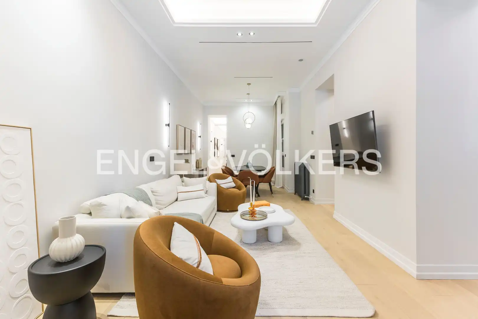 Wohnzimmer von Wohnung zum Verkauf in Madrid mit Klimaanlage, Heizung und Möbliert
