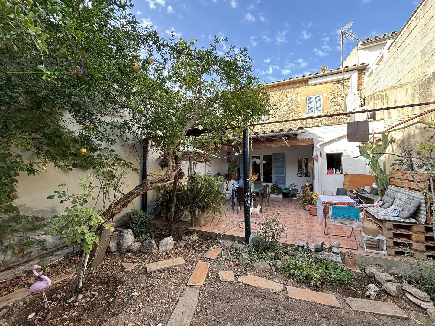 Terrace of Country homes for rent in Binissalem  with Air Conditioner, Parquet flooring and Terrace