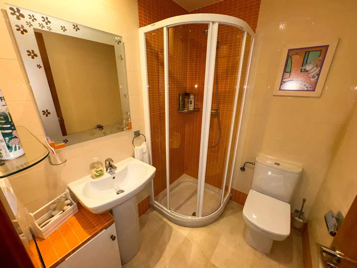 Baño de Apartamento en venta en Dénia con Aire acondicionado, Jardín privado y Terraza