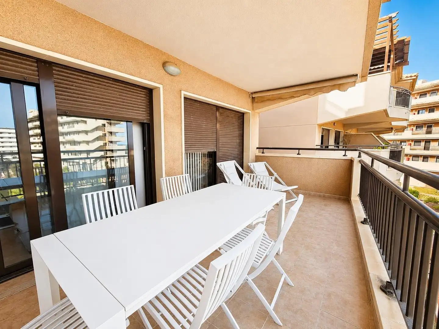 Terrasse von Wohnung zum Verkauf in Elche / Elx mit Klimaanlage, Terrasse und Balkon