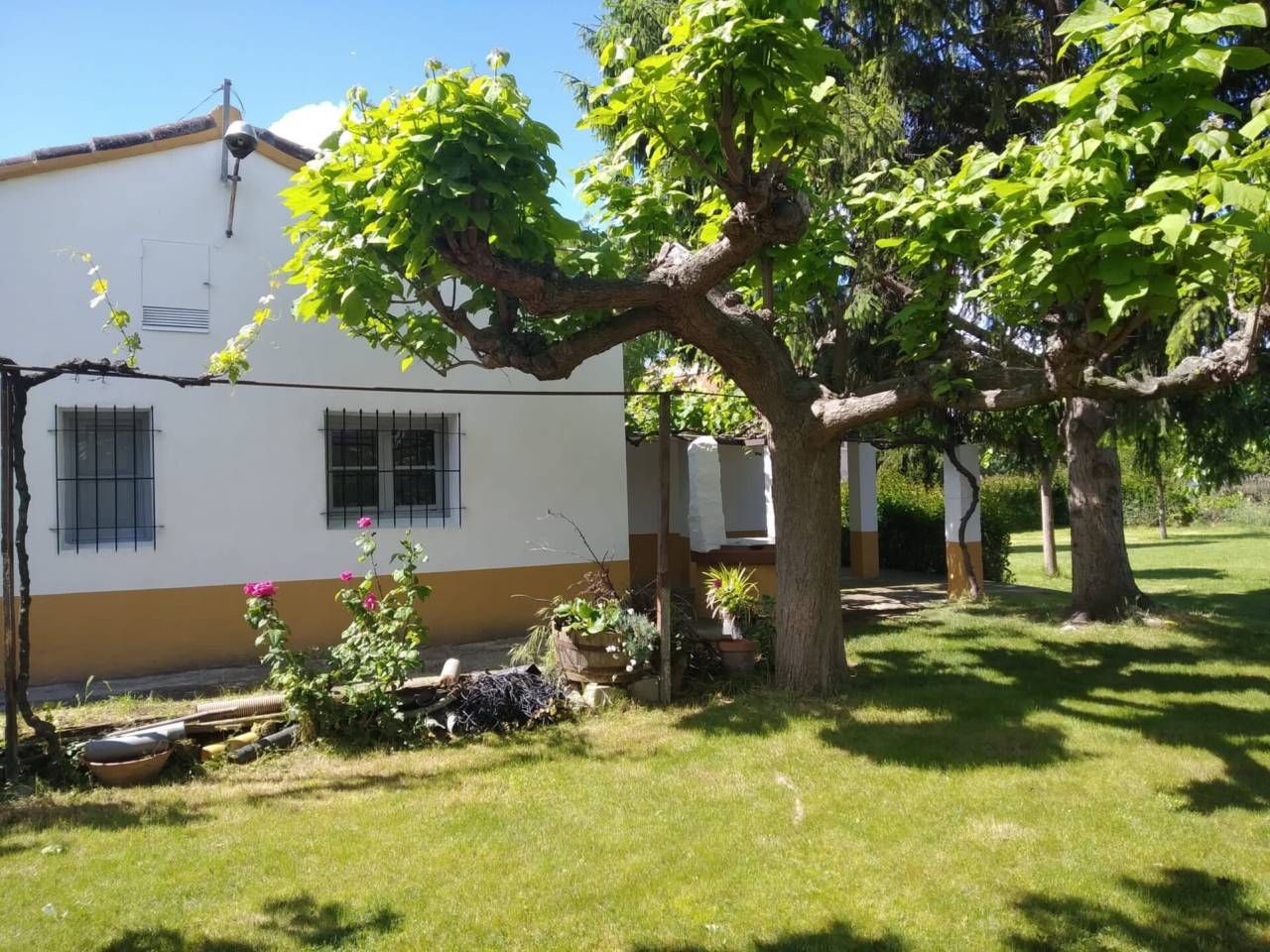 Jardí de Finca rústica en venda en Monzón amb Jardí privat, Terrassa i Moblat