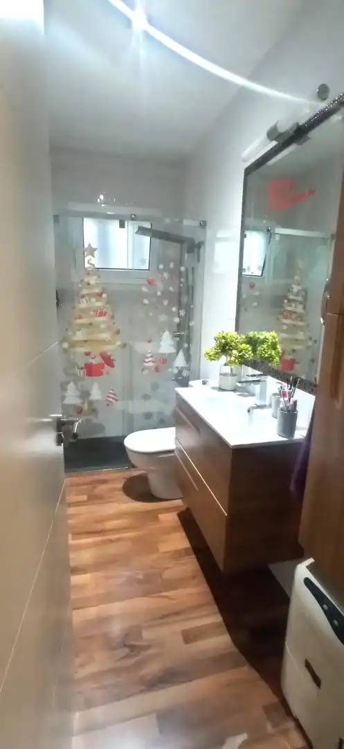 Baño de Casa o chalet en venta en La Pobla de Claramunt con Aire acondicionado, Calefacción y Jardín privado