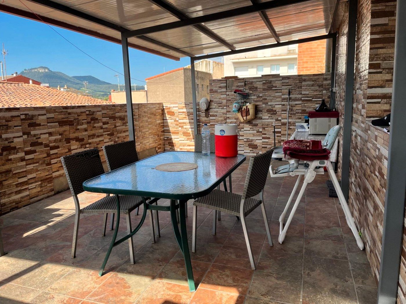 Terrace of Flat for sale in Santa Margarida de Montbui  with Terrace and Storage room
