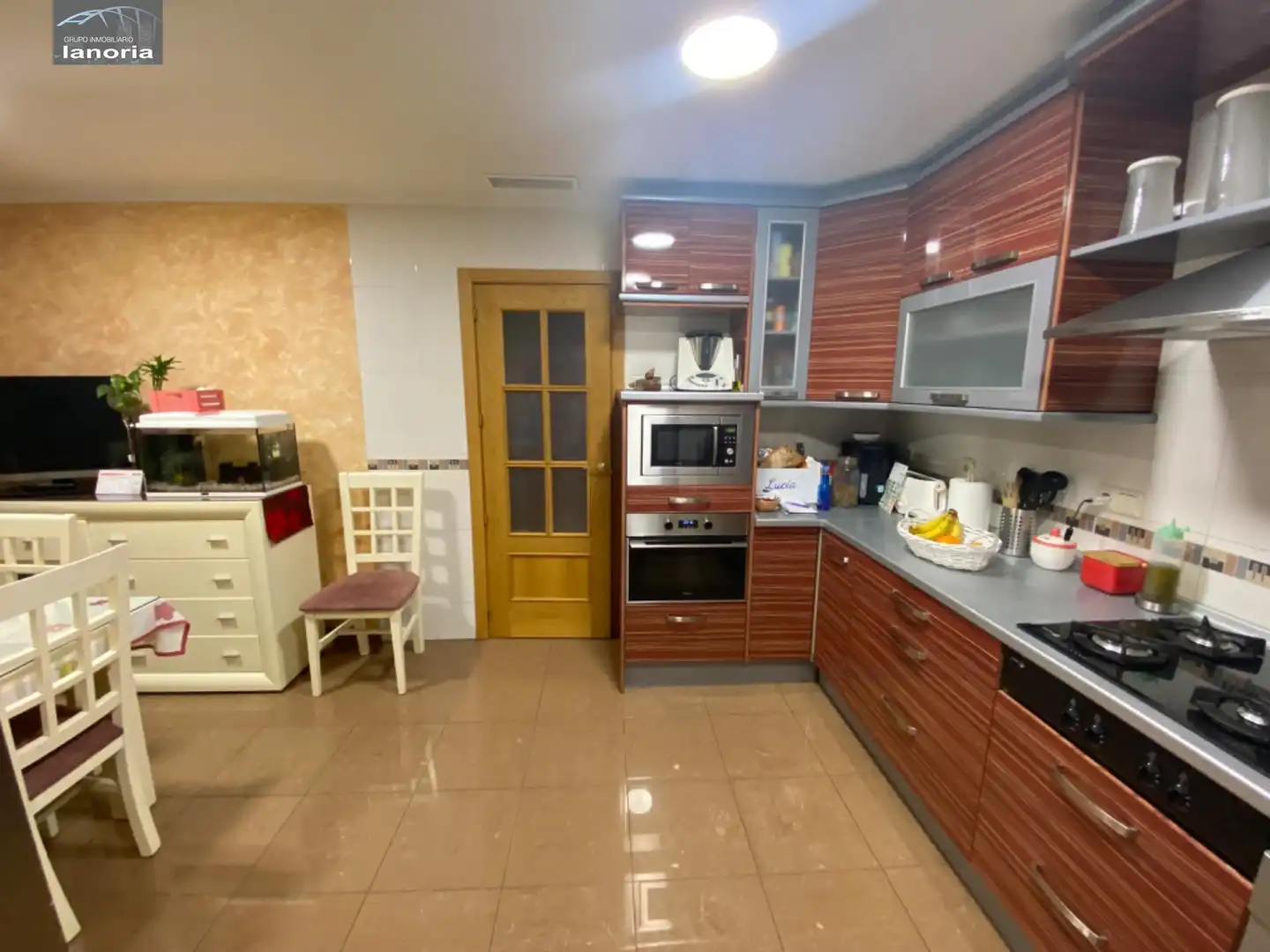 Cuina de Casa adosada en venda en Albacete amb Aire condicionat, Calefacció i Jardí privat