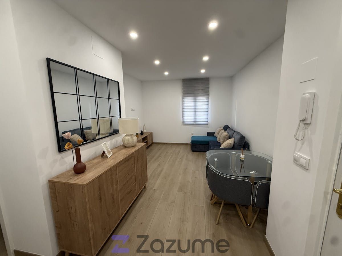 Living room of Flat to rent in Alicante / Alacant  with Heating, Terrace and Furnished