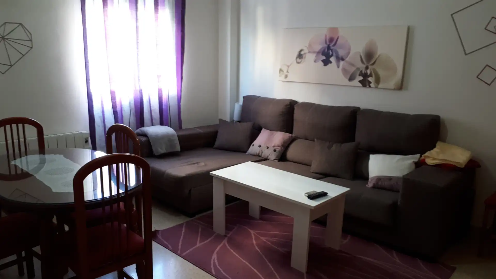 Wohnzimmer von Wohnung zur Miete in Granada mit Klimaanlage, Heizung und Möbliert