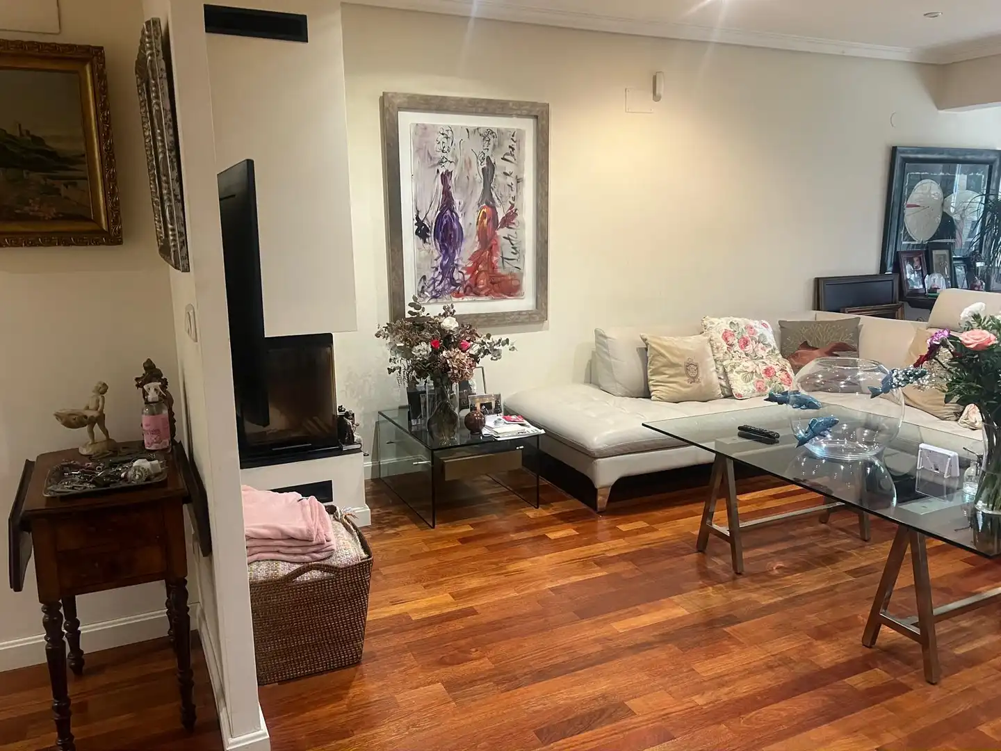 Sala de estar de Piso en venta en Zaragoza con Aire acondicionado, Calefacción y Parquet