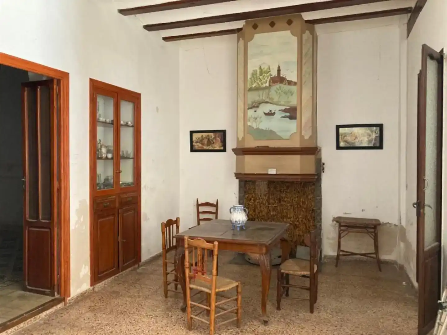 Menjador de Casa adosada en venda en Càrcer amb Balcó