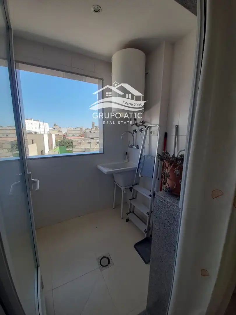 Balcony of Flat for rent in Burriana / Borriana  with Heating, Terrace and Swimming Pool