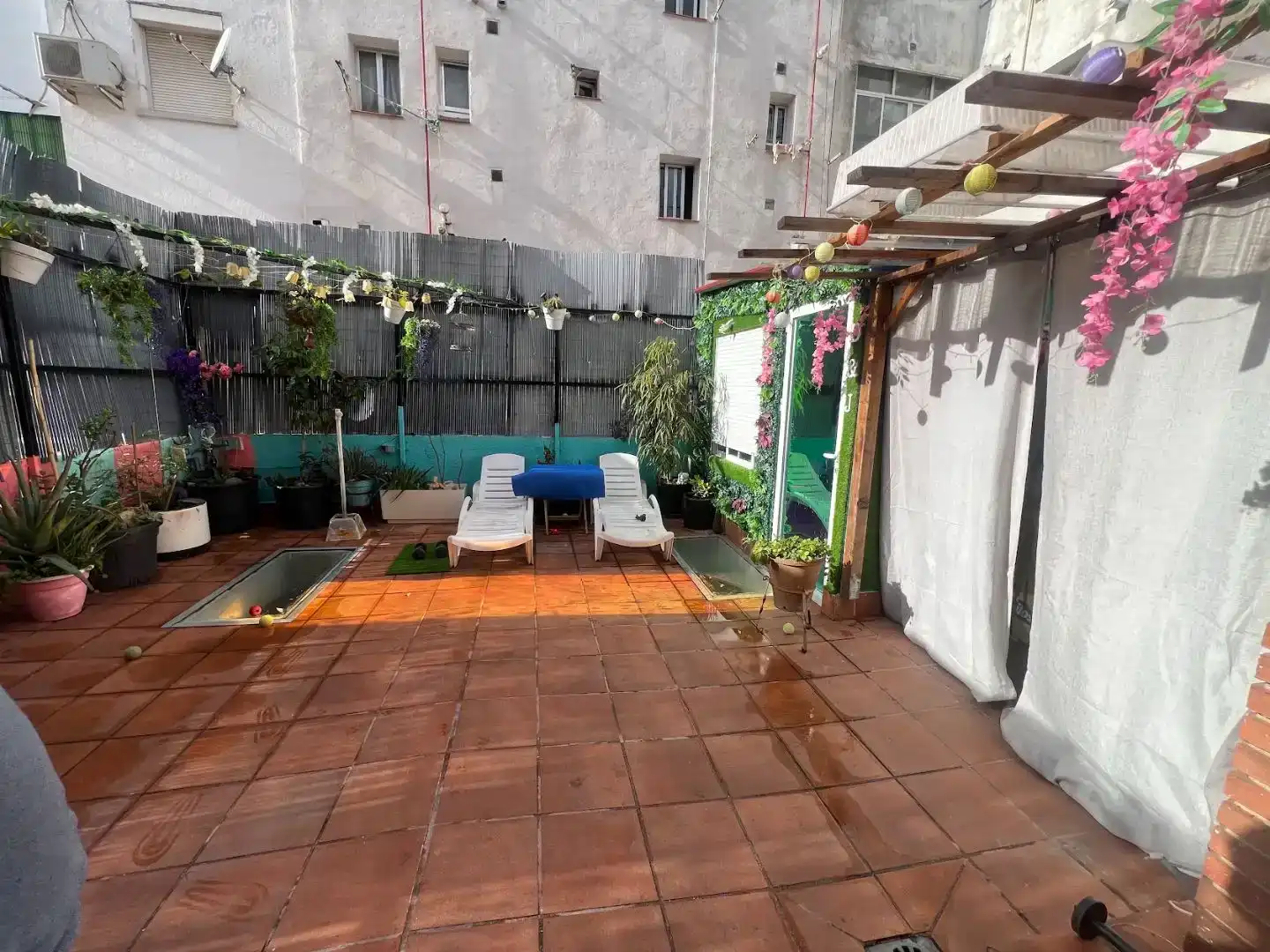Terrassa de Pis en venda en Madrid amb Aire condicionat, Jardí privat i Parquet