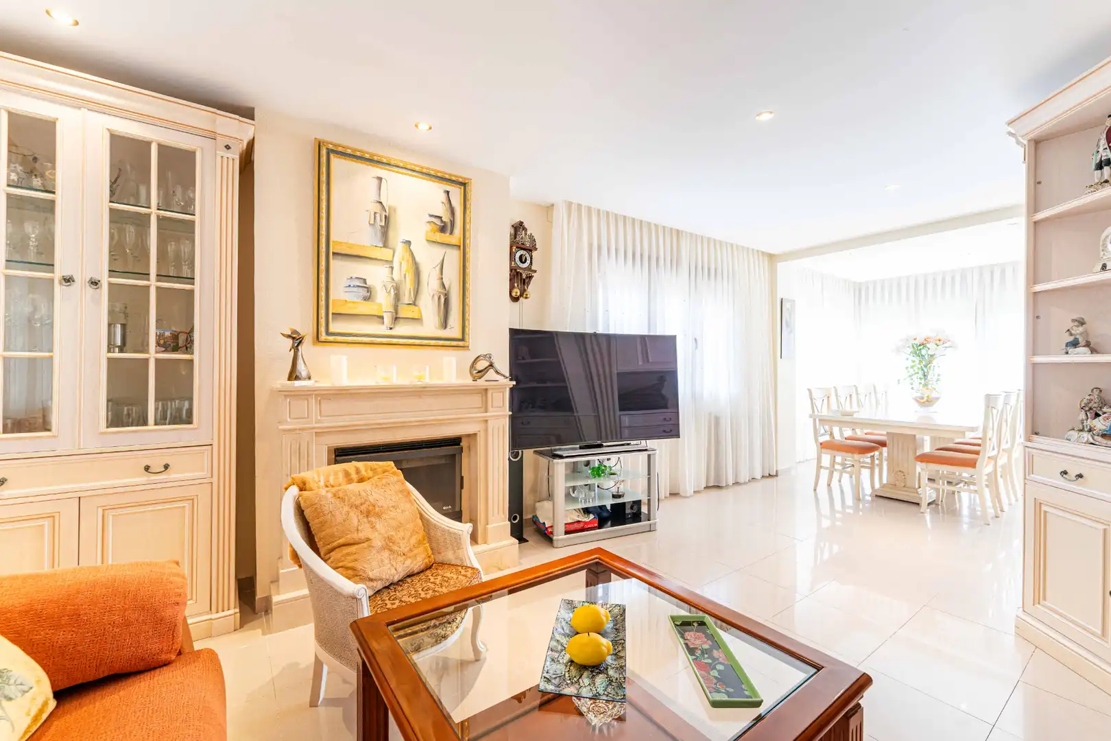 Living room of Houses for sale in Alpedrete  with Furnished