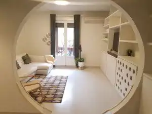 Wohnzimmer von Wohnung zur Miete in Madrid mit Klimaanlage, Heizung und Möbliert