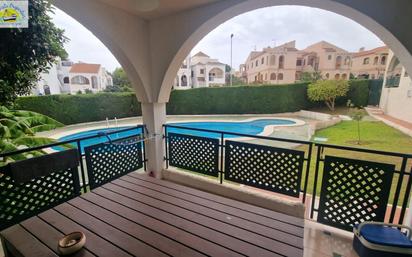 Swimming pool of Single-family semi-detached for sale in Mazarrón  with Air Conditioner and Terrace