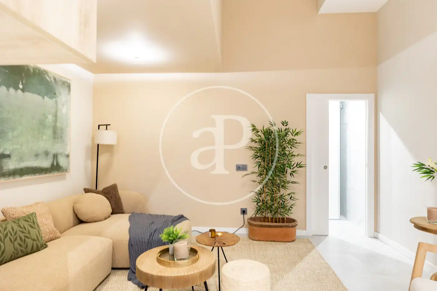 Sala de estar de Loft en venta en Barcelona con Aire acondicionado, Calefacción y Amueblado