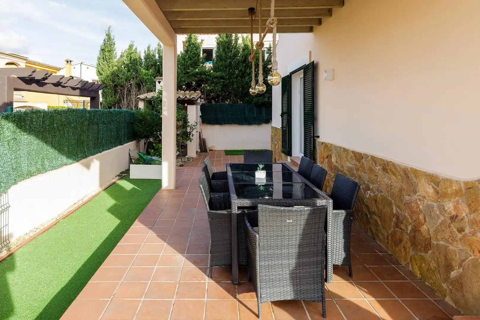 Terrassa de Casa adosada en venda en Llucmajor amb Calefacció, Jardí privat i Terrassa